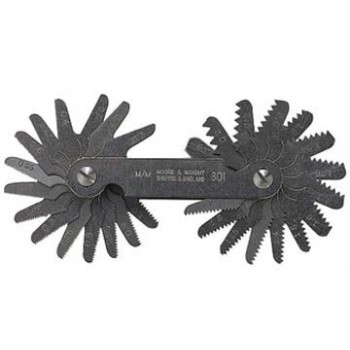 0.25-3.0mm Dưỡng đo ren 30 lá Moore and Wright MW801