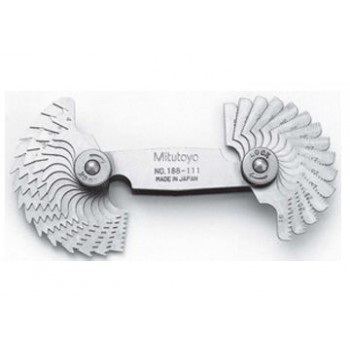 0.35-6.0mm Dưỡng đo ren 22 lá Mitutoyo 188-130