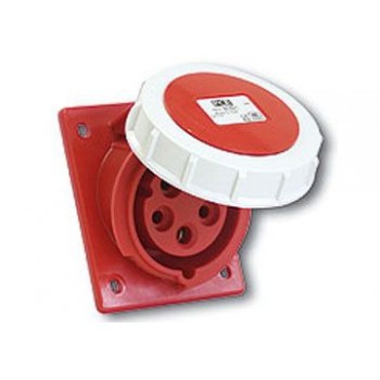 16A-5P-400V-6H-IP67 Ổ cắm gắn âm loại kín nước