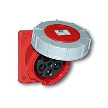 63A-3P-230V-6H-IP66/67 Ổ cắm gắn âm loại kín nước