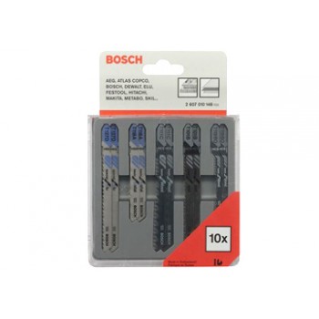 Bộ lưỡi cưa sắt/gỗ 10 cây Bosch 2607010148