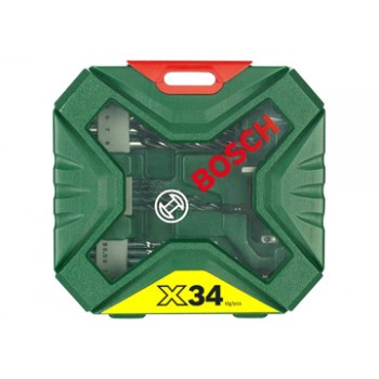 Bộ mũi khoan tổng hợp 34 chi tiết Bosch 2607010608