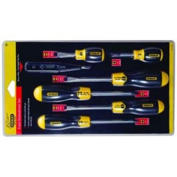 Bộ tô vít (6 cây tặng 1 tô vít thử điện) Stanley 92-002