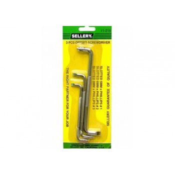 Bộ tuốc nơ vít 3 chiếc mũi cong Sellery 47-603