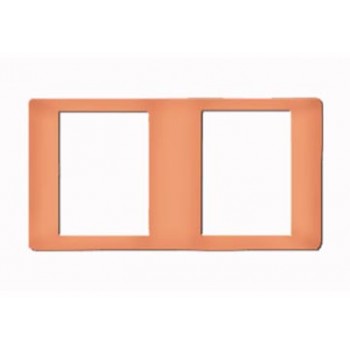 Mặt viền đôi màu hồng đào (vuông) B2S/FP