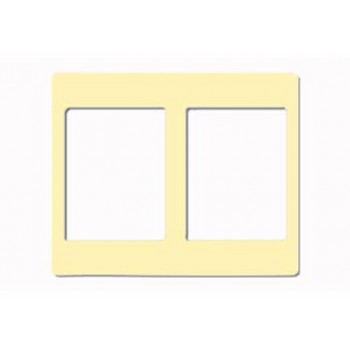 Mặt viền đôi màu trắng kem A2S/CW