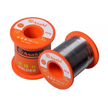 0.8mm Dây thiếc hàn 400g Asaki AK-9221