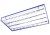 1.2 m Máng âm trần 4 bóng FL 440R