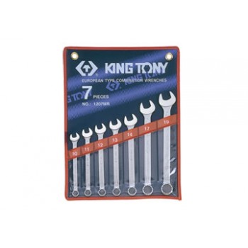 10-19mm bộ vòng miệng 7 cái hệ  mét Kingtony 1207MR
