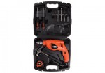 10mm Máy khoan búa 500W kèm 9 phụ kiện Black and Decker HD400K9