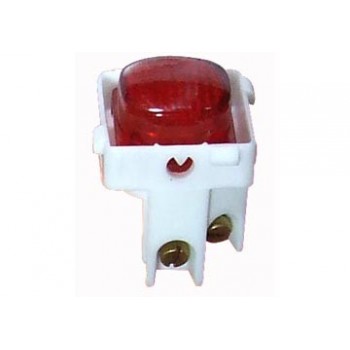 220V Ðèn báo neon màu đỏ mặt tròn