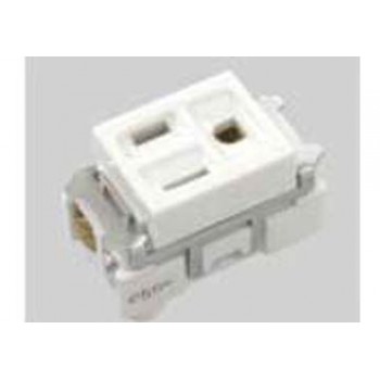 250V-10A Ổ cắm đơn có dây nối đất