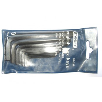 Bộ chìa lục giác 9 cây hệ inch Stanley 69-239