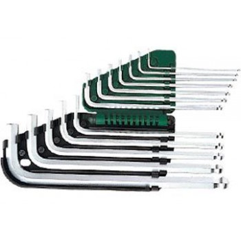 Bộ lục giác đầu bi 12 chi tiết hệ inch Sata 09-106 (09106)