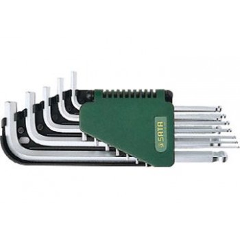 Bộ lục giác đầu bi dài 9 chi tiết Sata 09-105 (09105)