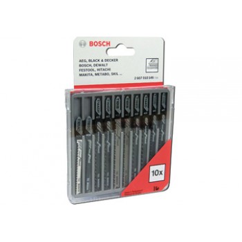 Bộ lưỡi cưa gỗ 10 cây Bosch 2607010146