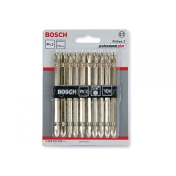 Bộ mũi vặn vít 10 cây Bosch 2608521043