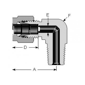 Elbows Male NPT Thread 8mm