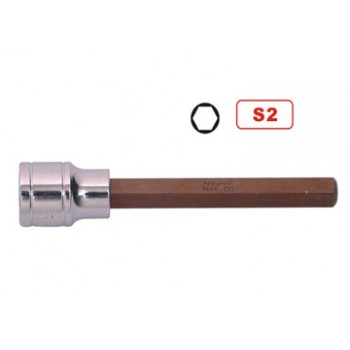 H6 x 100mm Đầu tuýp lục giác Asaki AK-7227