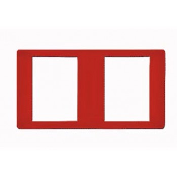 Mặt viền đôi màu đỏ (vuông) B2S/RD