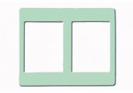 Mặt viền đôi màu xanh ngọc bích A2S/SR