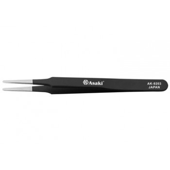 Nhíp gắp linh kiện tĩnh điện mũi bằng Asaki AK-9203