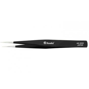 Nhíp gắp linh kiện tĩnh điện mũi nhọn Asaki AK-9202