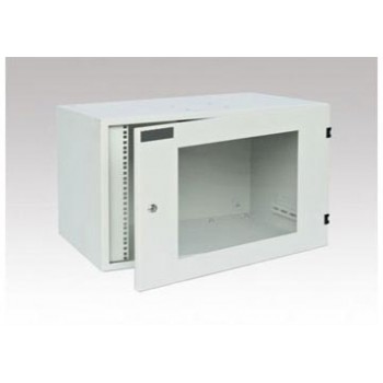 Rack 9U treo tường 1 cửa 1 quạt thông gió