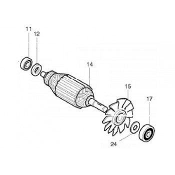 Rotor máy cắt gạch 4100NH Makita 516218-8