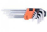 T10-T50 Bộ lục giác sao 9 cây dài Asaki AK-412