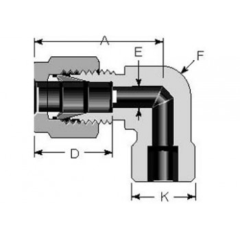 Tube Socket Weld Elbow 1/4